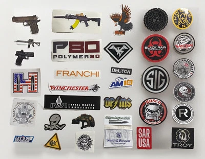 Lot of 30+ Firearm Manufacturer - Gun Safe Hunting Decals - Stickers SIG S&W - Image 1 of 4
