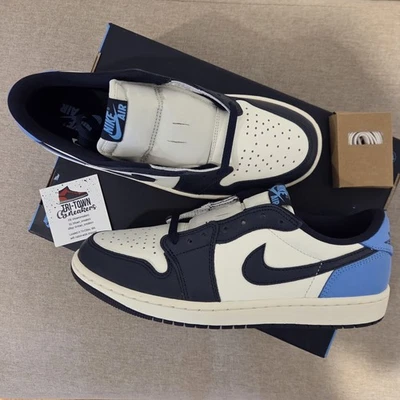 Zapatos para Hombres Jordan 1 Low OG Retro "Obsidian UNC" (CZ0790-400) Talla 9.5 Foto 1 de 4