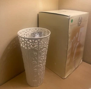 Enorme vaso gelsomino Lenox nuovo scatola danneggiata dall'acqua - Foto 1 di 5