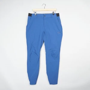 Oakley Trousers Mens W34 Blue Trail Pants Walking Golf Elastic Waist B51 - Picture 1 of 12