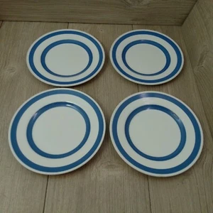 4 Vintage Chef Ware Staffordshire Lunch Small Dinner Plates 9 Inch 23cm - Picture 1 of 14