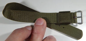 VIETNAM ISSUE MILITARY Watch Band 'New Old Stock' 1960's (Un-Painted type buckle - Picture 1 of 6