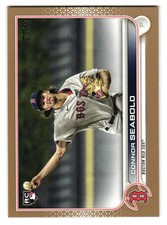 2022 Topps #524 Connor Seabold Gold