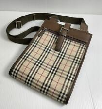 Burberry Shoulder Bag Crossbody Bag Nova check Brown F/S From Japan