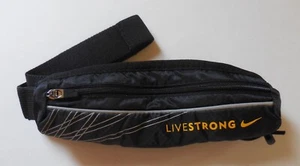 Nike Livestrong Lightweight Run Slim WaistPack Unisex Black/Varsity Maize/Silver - Picture 1 of 5
