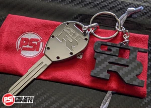 Skyline GTR R32, R33 Billet Titanium Key 3pc COMBO, Premium Polish Finish O E M! - Picture 1 of 13