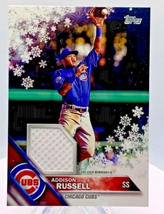 2016 Topps Holiday - Relic Addison Russell #R-ARU (MEM) - Picture 1 of 2