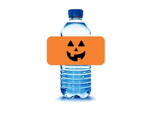 10 Halloween water bottle labels, stickers, wraps party decorations - Picture 1 of 2