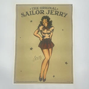 Sailor Jerry 2014 Limited Edition Print Pin Up Girl Unframed 15 x 11 - Picture 1 of 4