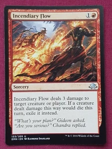 Magic The Gathering ELDRITCH MOON INCENDIARY FLOW red card MTG - Picture 1 of 2