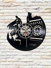 Gotham Batman Vinyl Record Wall Clock, Home Decoration, Movie Vinyl Gift Idea