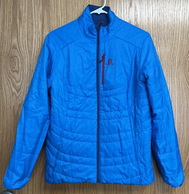 Nuevo Salomon "Chaqueta Drifter" Para Mujer Chaqueta Mediana Reversible Senderismo Camping Foto 1 de 4