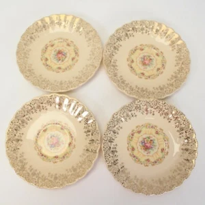 Sebring Trojan Toledo Delight Sand Saucers 5-3/4" Lot of 4 - Picture 1 of 8