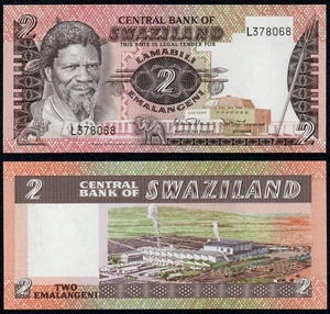 SWAZILAND 2 EMALANGENI (P8b) N. D. (1984) UNC - Picture 1 of 1
