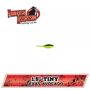 Aguacate Panfish Assassin Tiny Shad 1,5" SA01218 Texas 45 quilates - Imagen 1 de 1