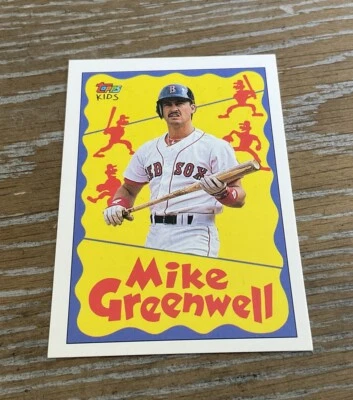 Mike Greenwell 1992 Topps Kids #69 Red Sox - Image 1 of 2