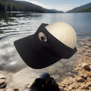 Costa Black Adjustable Visor Hat Surf Fishing Boating Outdoor Embroidered Logo - Picture 1 of 8