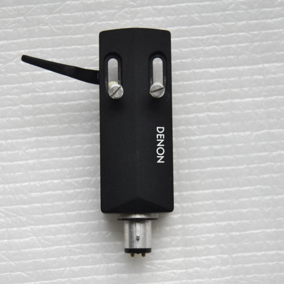 DENON Headshell PCL-4 Black USED + Technics Lead Wire REZ21037-2 Weight 10g - Image 1 of 4
