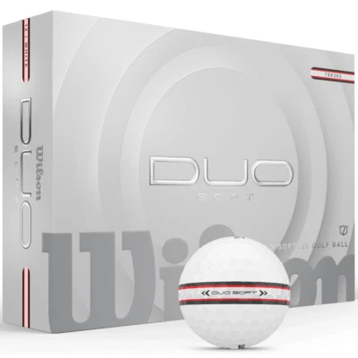Wilson Duo Soft TRK360 GOLFBÄLLE / WHITE DOZEN PACK / MULTIBUY / NEUES MODELL 2025