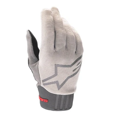 Alpinstars A-Dura Full Finger MTB Cycling Gloves-Light Gray - Image 1 of 3