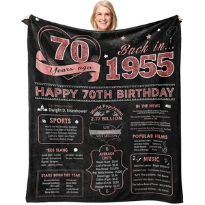 Regalos de cumpleaños 70 para mujer, regalos de cumpleaños para mujer de 70 años, 70 cumpleaños... - Imagen 1 de 7