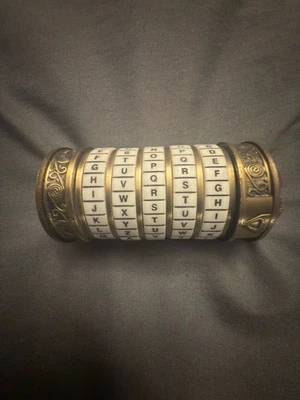 The Da Vinci Code Cryptex 1:1 Scale Authentic Movie Prop Replica Vintage Games - Image 1 of 4