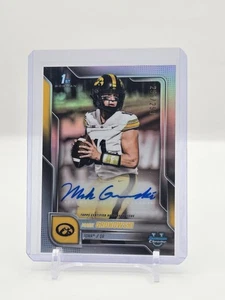 Mark Gronowski 2025 Bowman Chrome U Refractor Autograph 256/299 #BCA-MG, Iowa - Picture 1 of 2