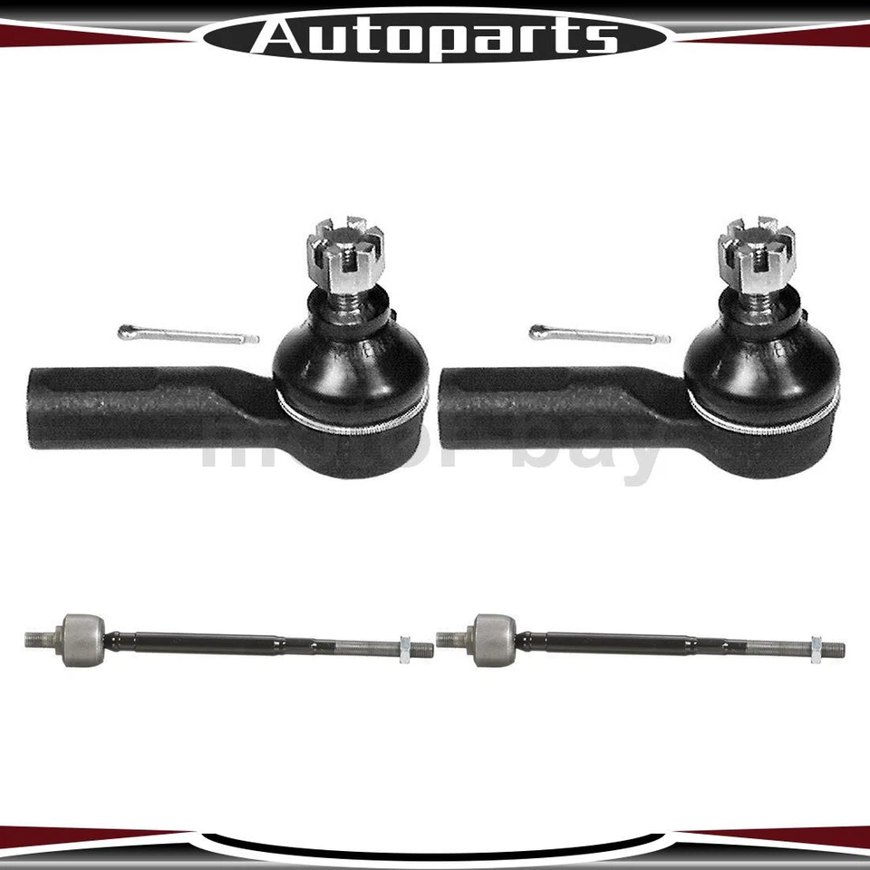 Конец внутреннего внешнего анкерного стержня 4 шт подходит для Honda Prelude Delphi 1988 1989 1990 1991 годов выпуска - Изображение 1 из 4