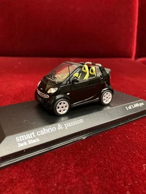Minichamps 1/43 Smart Cabrio & Passion Jack Black Limited 1 of 1440 Model Car - Image 1 of 4
