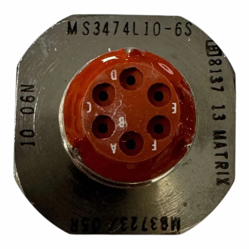 MS3474L10-6S Matrix Circular Mil Spec Connector - Image 1 of 1