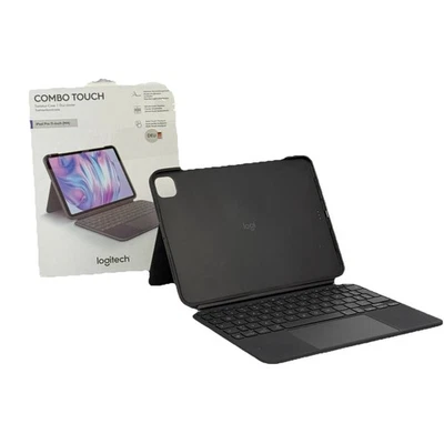 LOGITECH Combo Touch iPad Pro 11 Zoll (M4) (2024) Tastatur-Case Graphite QWERTZ - Bild 1 von 4