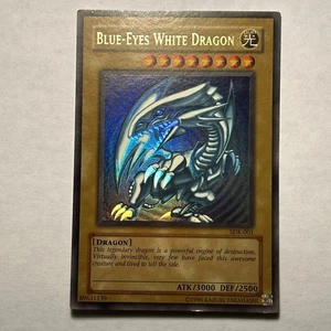 BLUE EYES WHITE DRAGON ULTRA RARE SDK-001 ORIGINAL YUGIOH! LP - Picture 1 of 14
