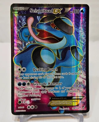 Seismitoad EX 106/111 Full Art Ultra Rare Pokemon 377 - Image 1 of 4