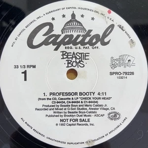 Beastie Boys Professor Booty 12 Inch Single - Picture 1 of 2