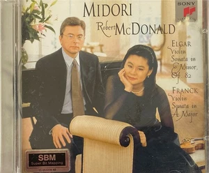 ELGAR & FRANCK - Violin Sonatas - McDonald/Midori CD Exc Cond! Sony - Picture 1 of 2