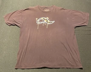 Adio T-shirt brown double XL men’s skate skateboard vintage - Picture 1 of 4