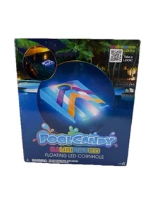 PoolCandy Illuminated Floating LED Cornhole Game Color Changing Lights Party - Picture 1 of 4