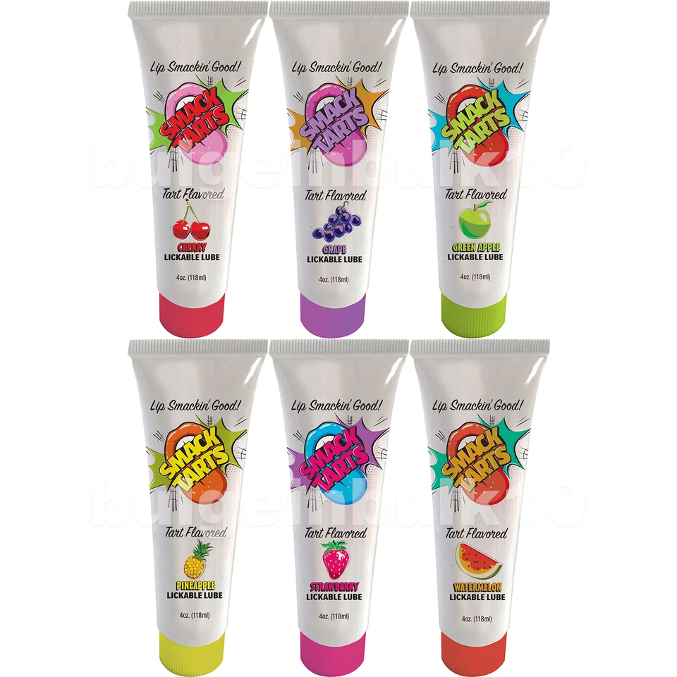 Lubricante lubricante lamer Smack Tarts sabor tarta a base de agua delicia oral Foto 1 de 1