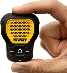 Altavoz portátil DEWALT portátil Bluetooth con clip inalámbrico Bluetooth 1901158DW2 - Imagen 1 de 11