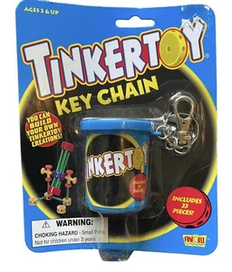 Hasbro 1999 Vintage Miniatur Tinkertoy Schlüsselanhänger 33 Stück - Bild 1 von 5