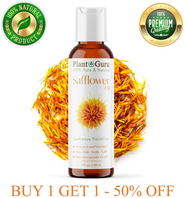 Safflower oil organic carrier high oleic cold pressed premium 100% pure 7  lb buy