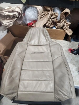Ford Excursion Limited 2002 bronceado LH cubierta de asiento superior del conductor delantero OEM cuero 05 Foto 1 de 4