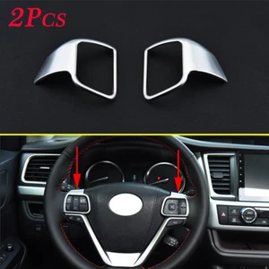Fit For Toyota Kluger 2014-2019 Steering Wheel Control Cover Garnish Accessories - Picture 1 of 7