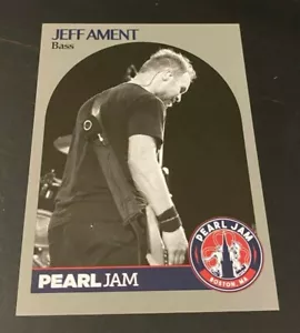 PEARL JAM Boston Baseball Card - Jeff Ament card 3 bass - 2018 fenway away show - Picture 1 of 1