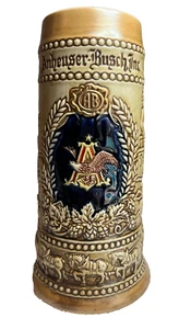 Vintage 1976 Budweiser Anheuser-Busch A & Eagle CS2 Beer Stein Mug Thick handle - Picture 1 of 7