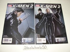 X-Men 2 Movie Adaptation #1 and Wolverine Move Prequel #1 Comic Lot Marvel 2003