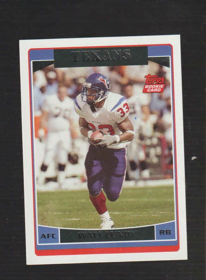 2006 Topps #343 Wali Lundy rookie card, Virginia Cavaliers star - Image 1 of 1