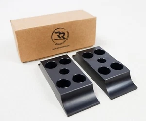 Pair of Flush Fitting Kart Engine Mount Clamps 28mm x 92mm | TKM Rotax X30 - Picture 1 of 3
