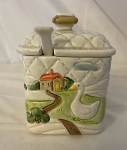 Portazuccheriere vintage Otagiri 1982 anatre oche con cucchiaio. Casale usato in ottime condizioni - Foto 1 di 17