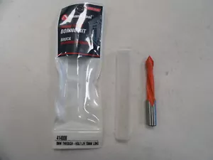 AMANA TOOL CARBIDE TIPPED BORING BIT LH 8MM V-PT CNC ORANGE / SILVER 414008 - Picture 1 of 12